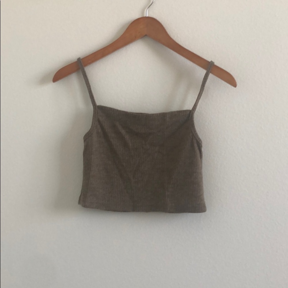 Ribbed Cropped Tank...